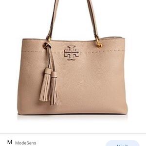 Tory Burch McGraw Triple Compartment Tote Purse